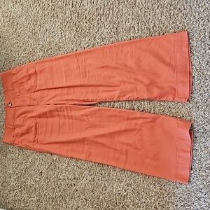 Maeve linen cropped colette coral 26